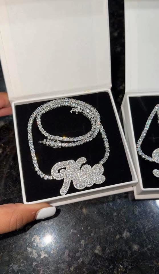 Custom diamond necklace