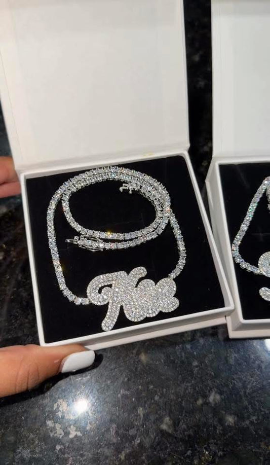 Custom diamond necklace