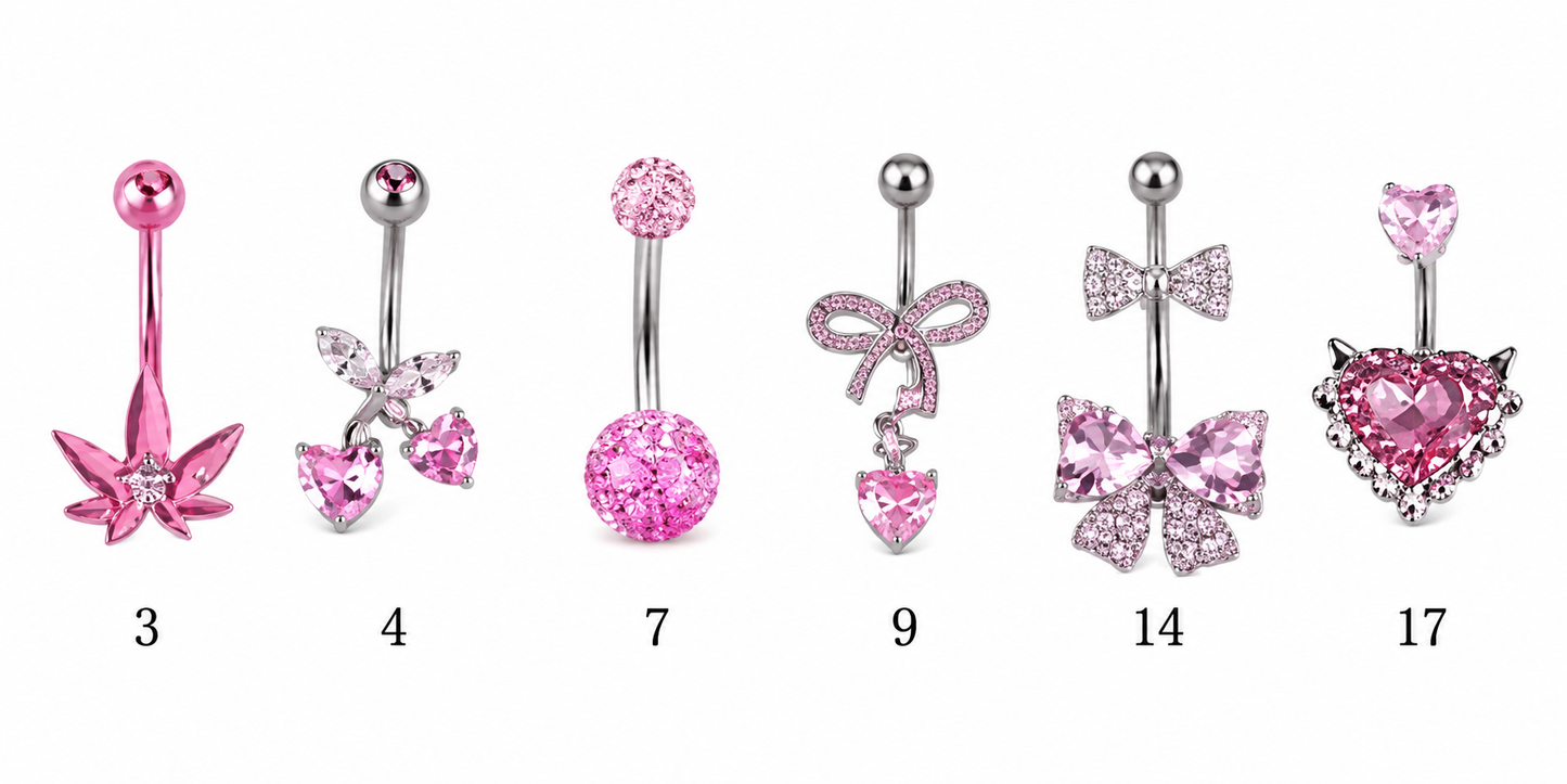Pink BellyRings
