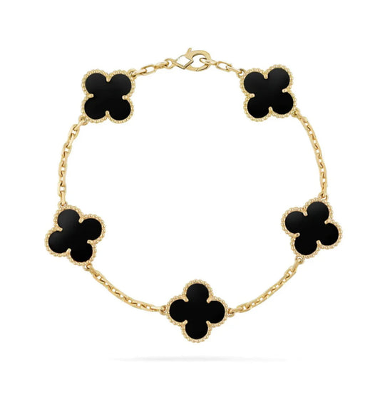 Gold Clover Bracelet